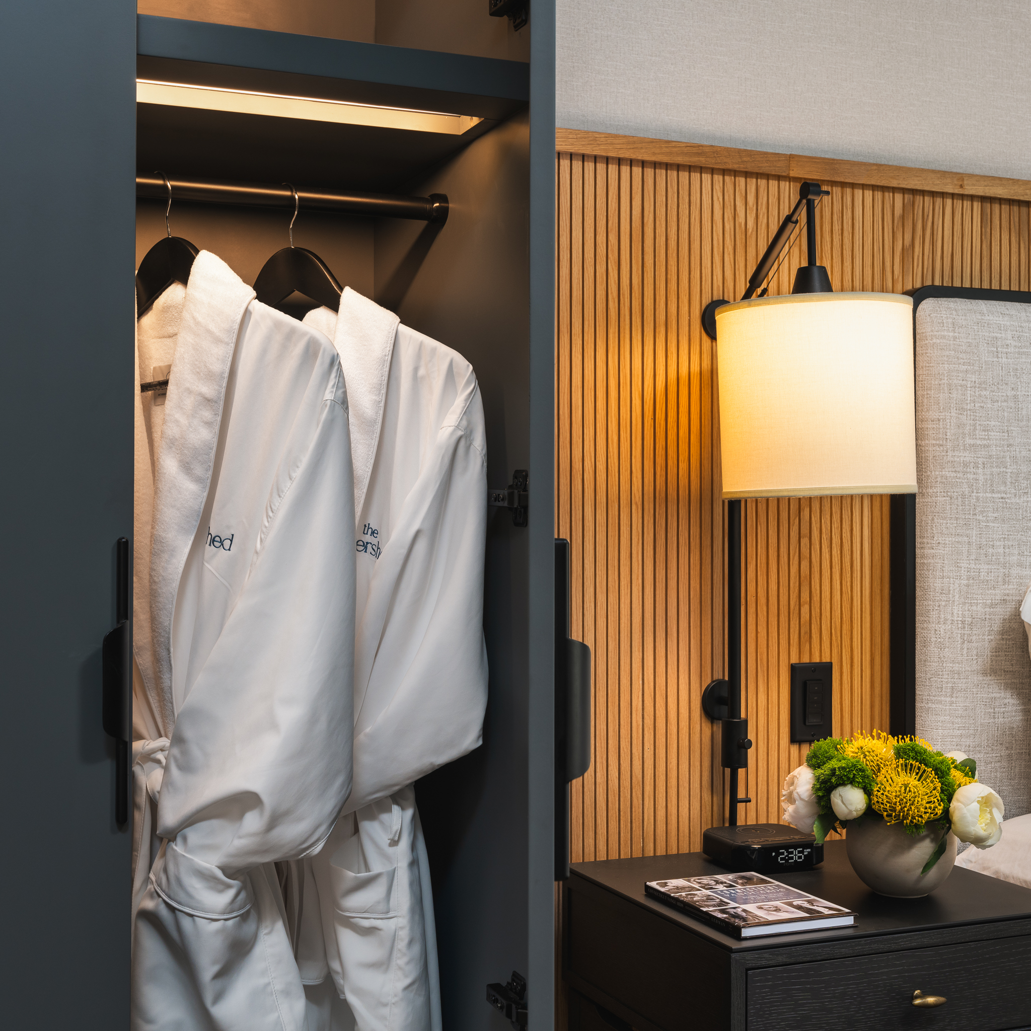 Norwalk Hotel, the Watershed hotel robes